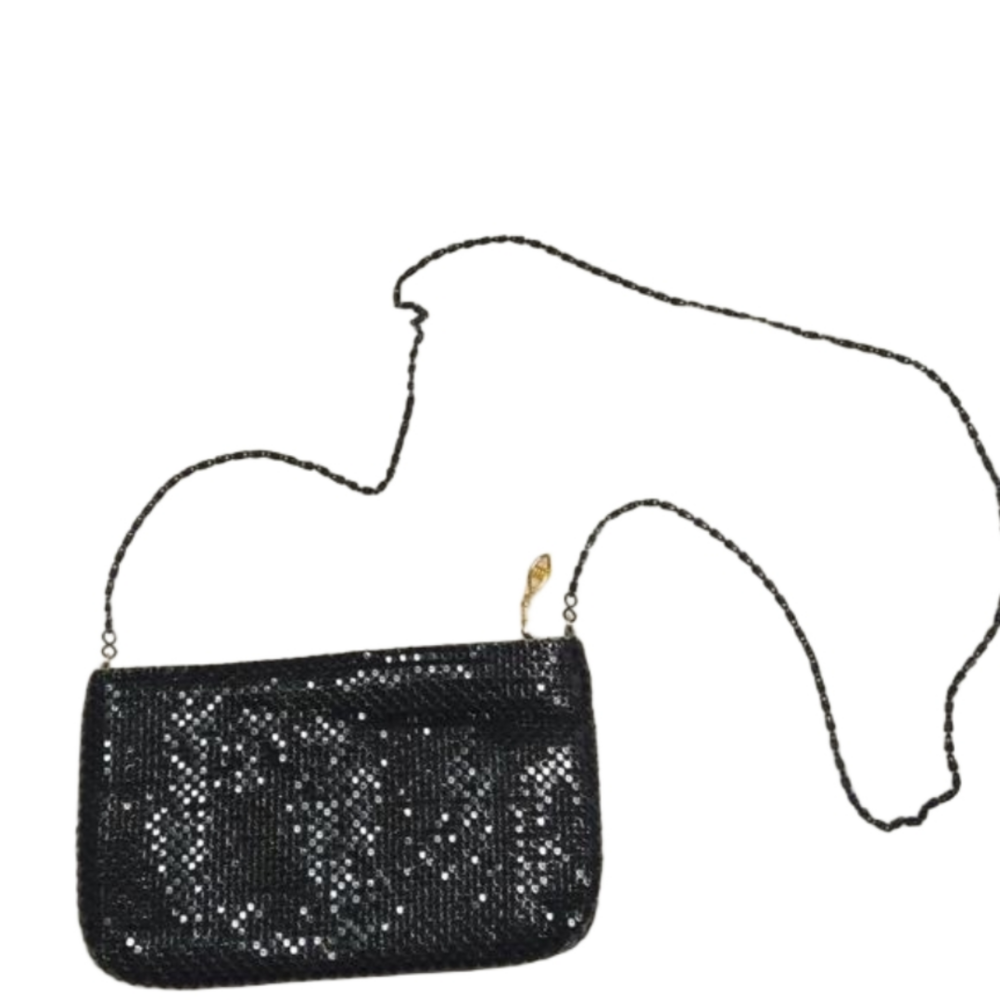 Vintage black sequin bad